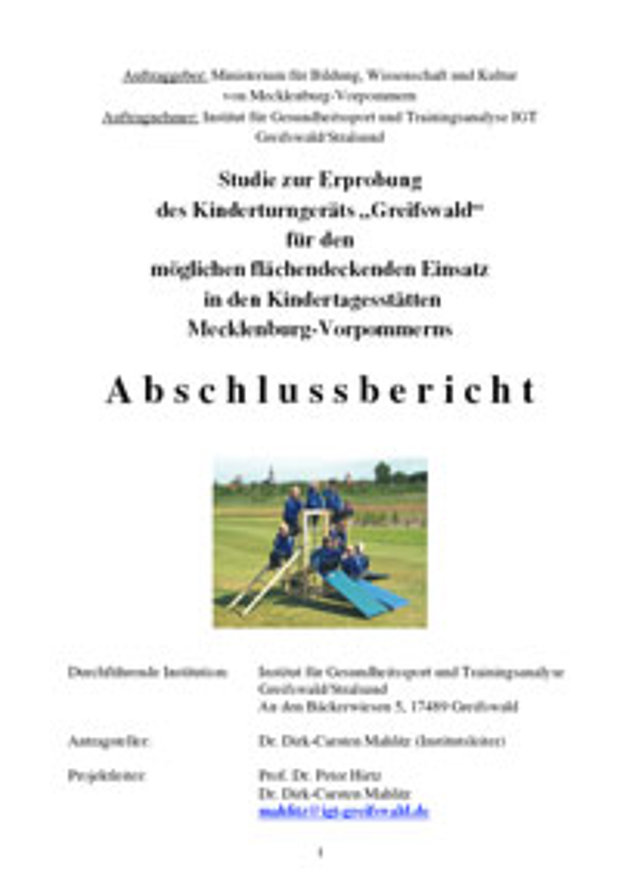 Abschlussbericht KTG-Studie